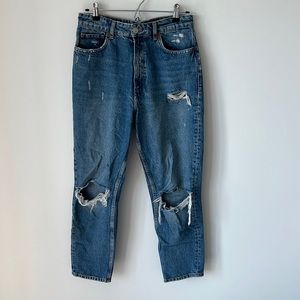 ZARA High Waisted Mom Jean